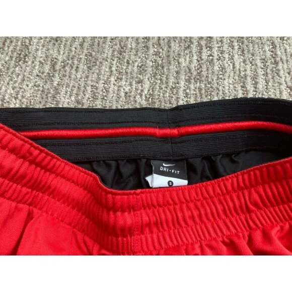 Men's Small Nike KD Dri Fit Basketball Shorts Side pockets Red Black - Picture 3 of 4